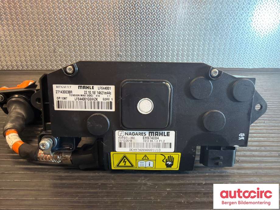 Varmeapparat register til Renault Zoe 2013-2019 (Fase 1) (RENAULT|271430038R|)
