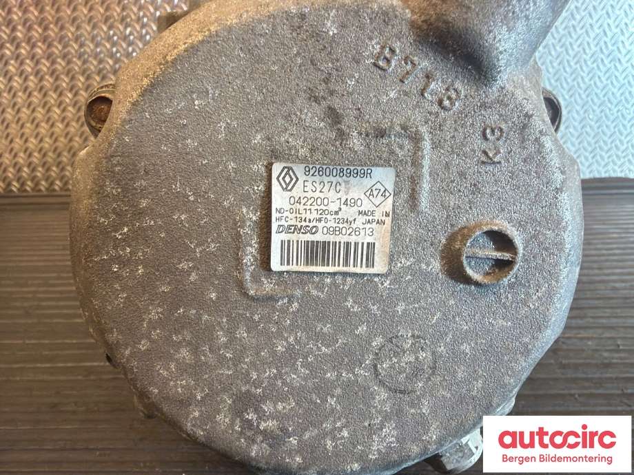 Aircondition kompressor til Renault Zoe 2013-2019 (Fase 1) (RENAULT|926008999R|)