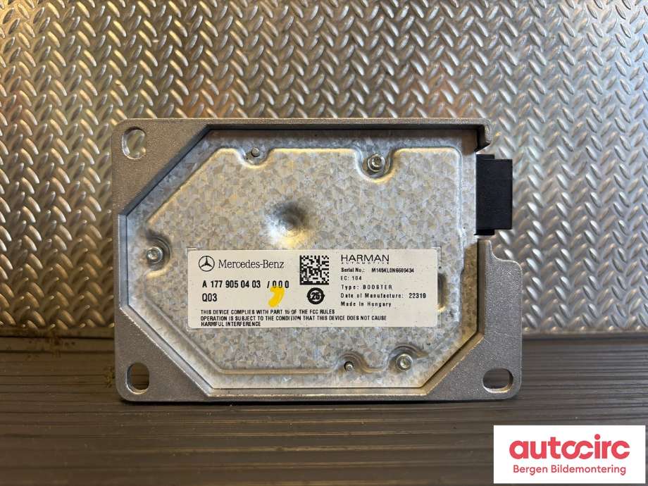 Bilstereo forsterker til Mercedes EQB 2022-->>  (MERCEDES|A 177 905 04 03|)