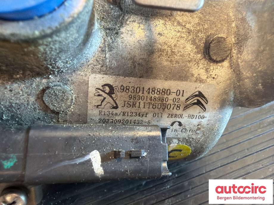 Aircondition kompressor til Toyota Proace 2016-->> (Type II) (TOYOTA|SU001A7752||9830148880)