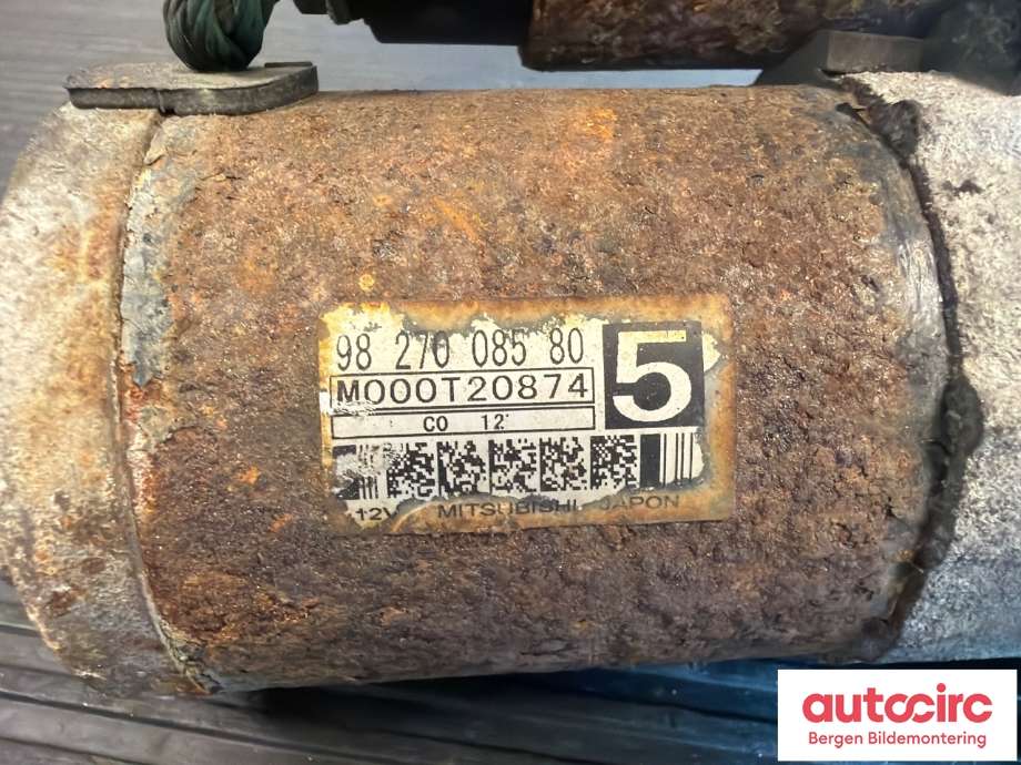 Starter diesel til Toyota Proace 2016-->> (Type II)  (TOYOTA|SU001A8200||9827008580)