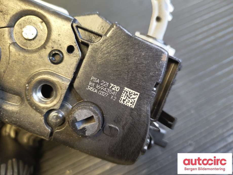 Låsekasse høyre til Peugeot Partner 2019-->> (Type III) (PEUGEOT|98 221 720 80|)