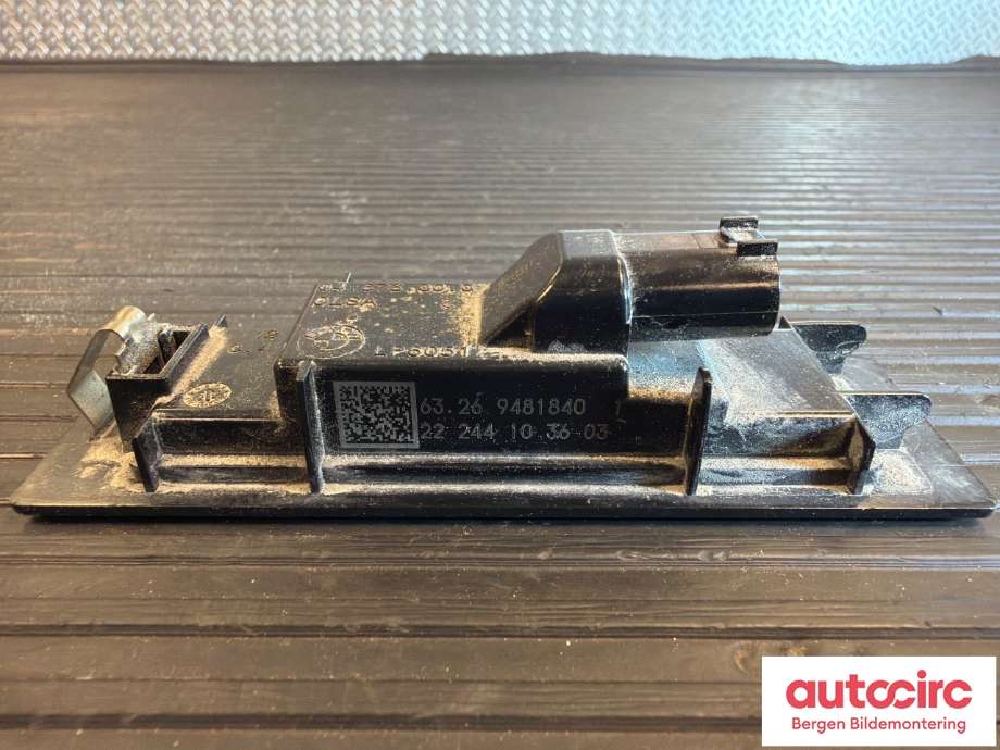 Skiltlys til BMW iX3 2021-->>  (BMW|63 26 9 481 840|)