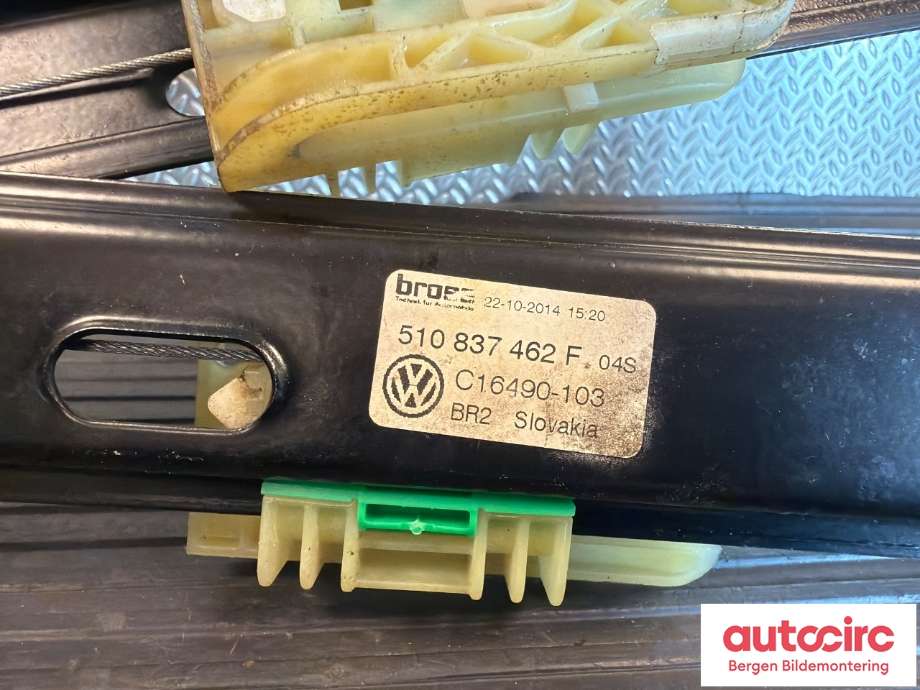 Ruteheis til VW Golf Sportsvan 2014-2018  (VOLKSWAGEN|510 837 462 F|)
