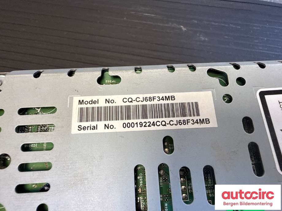 Bilstereo til Ford Ranger / Ranger Raptor 2015-2022  (FORD|2478611|JB3T-19C107-CC|)