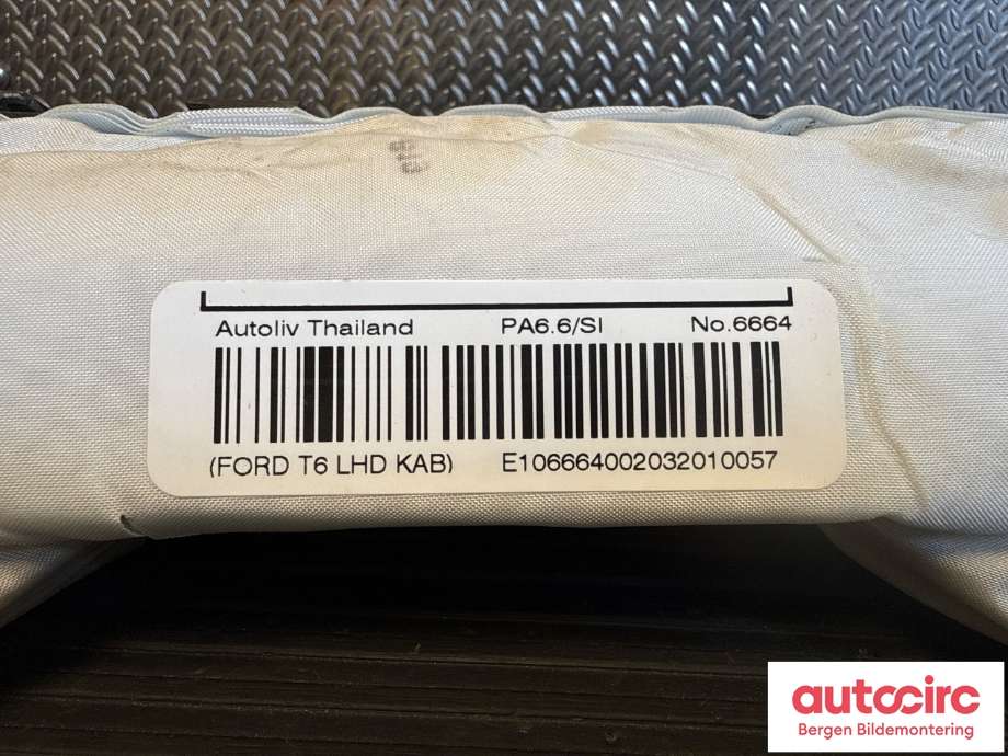 Airbag kne til Ford Ranger / Ranger Raptor 2015-2022  (2469266|AB39-21045J76-BJW3|)