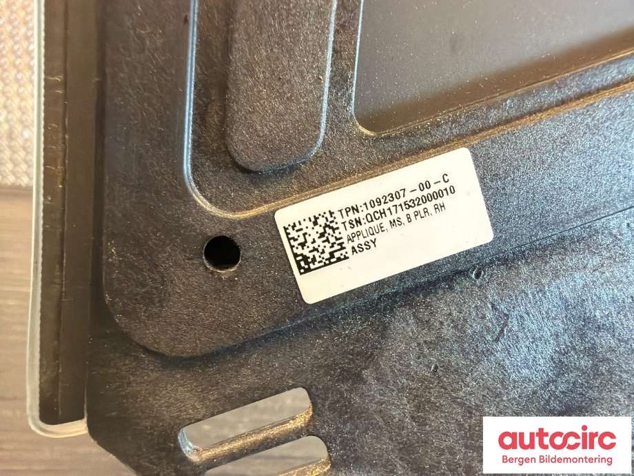 Kamera til Tesla Model S 2016-2021 (Fase 2)  (TESLA|1092307-00-C||1069104-00-C)