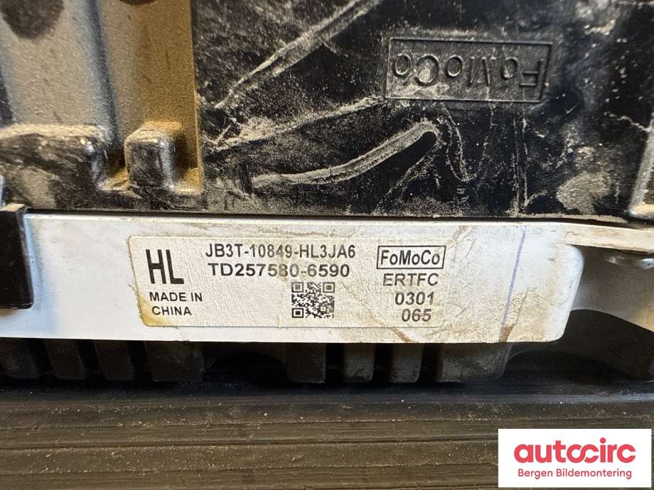 Speedometer til Ford Ranger / Ranger Raptor 2015-2022  (FORD|2472466|JB3T-10849-HM3JA6|)