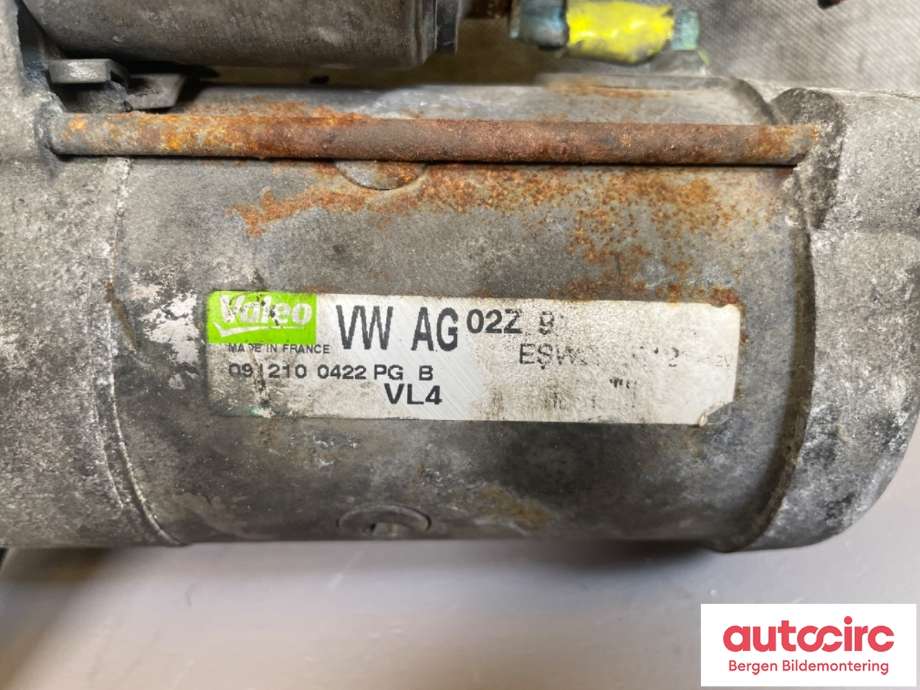 Starter diesel til Audi A1 2010-2014 (Type I, Fase 1)  (AUDI|02Z 911 024 K|)