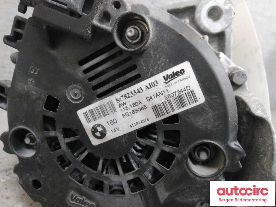Dynamo til BMW 1-Serie 2011-2015 (Fase 1) (F20/F21) (F20/F21) (BMW|12 31 7 823 343|FG18S045)