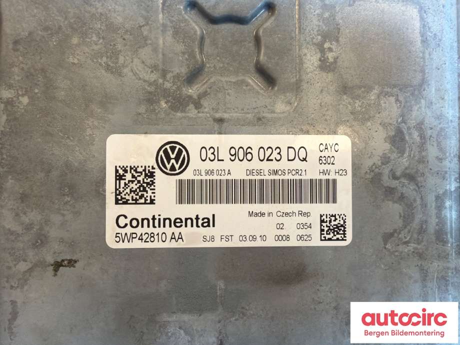 Styreenhet motor til VW Golf VI 2008-2012  (VOLKSWAGEN|03L 997 557 R||03L906023DQ)