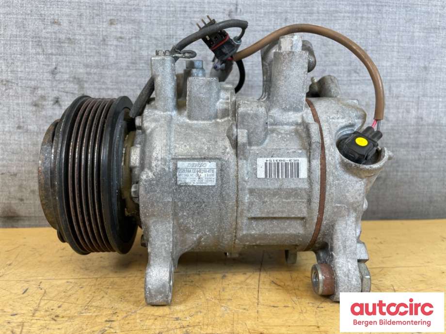 Aircondition kompressor til BMW 1-Serie 2011-2015 (Fase 1) (F20/F21) (F20/F21) (BMW|64 52 9 223 694|)