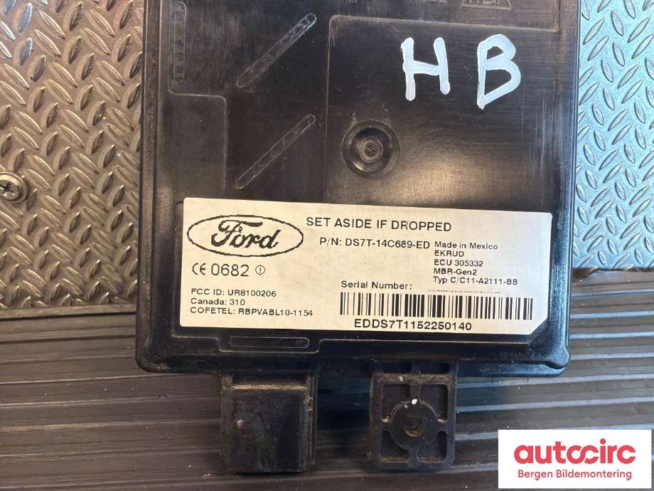 Sensor radar til Ford Mondeo 2014-2019 (Type V, Fase 1) (FORD|5354822||DS7T-14C689-ED)