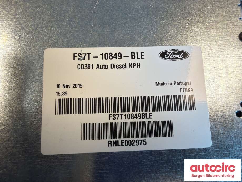 Instrumentpanel til Ford Mondeo 2014-2019 (Type V, Fase 1) (FORD|2164535|GS7T-10849-BLE|FS7T-10849-BLE)