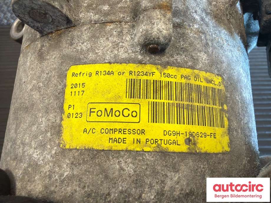 Aircondition kompressor til Ford Mondeo 2014-2019 (Type V, Fase 1)  (FORD|2480053|DG9H-19D629-FG|DG9H-19D629-F)