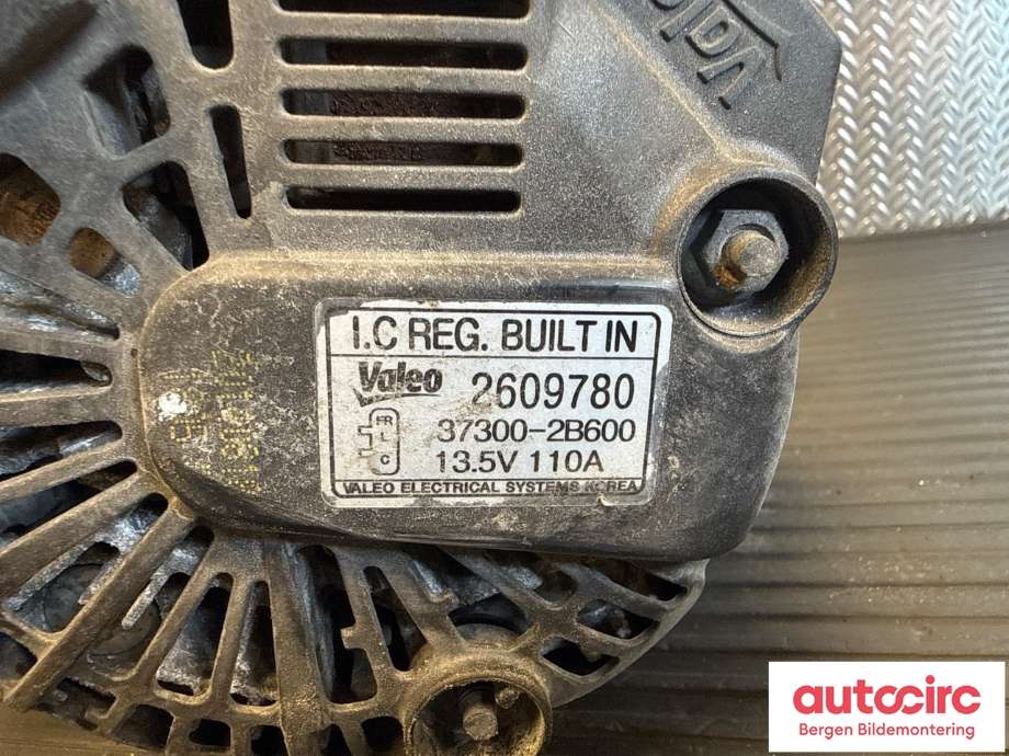 Dynamo til Kia Sportage 2010-2016 (Type III)  (KIA|37300 2B600|)