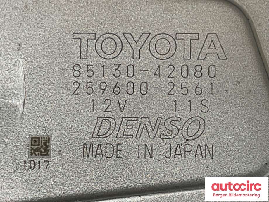 Viskermotor bakrute til Toyota RAV4 2016-2019 (Type IV, Fase 2)  (TOYOTA|8513042080|85130-42080)