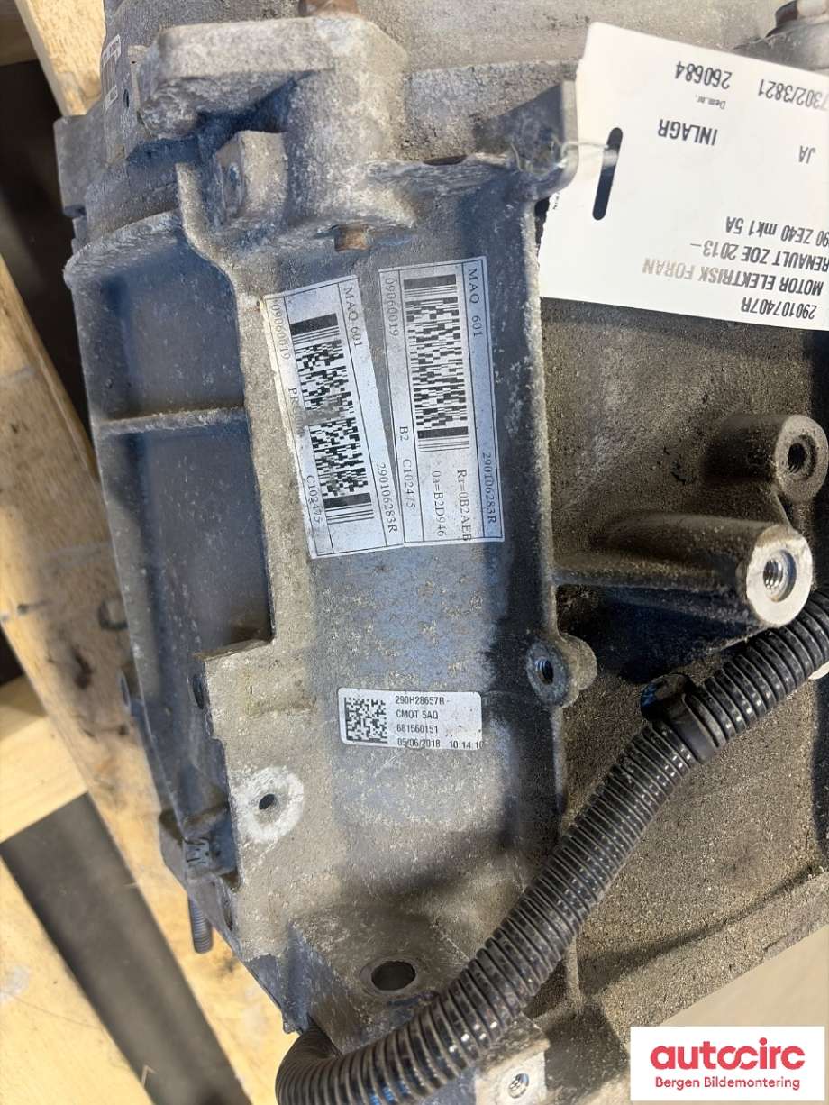 Motor elbil foran til Renault Zoe 2013-2019 (Fase 1) (RENAULT|290107407R|)