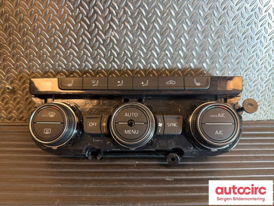 Varmeapparat betjening til VW e-Golf, 2014-2017 (Fase 1)  (VOLKSWAGEN|5GE 907 044 AD)
