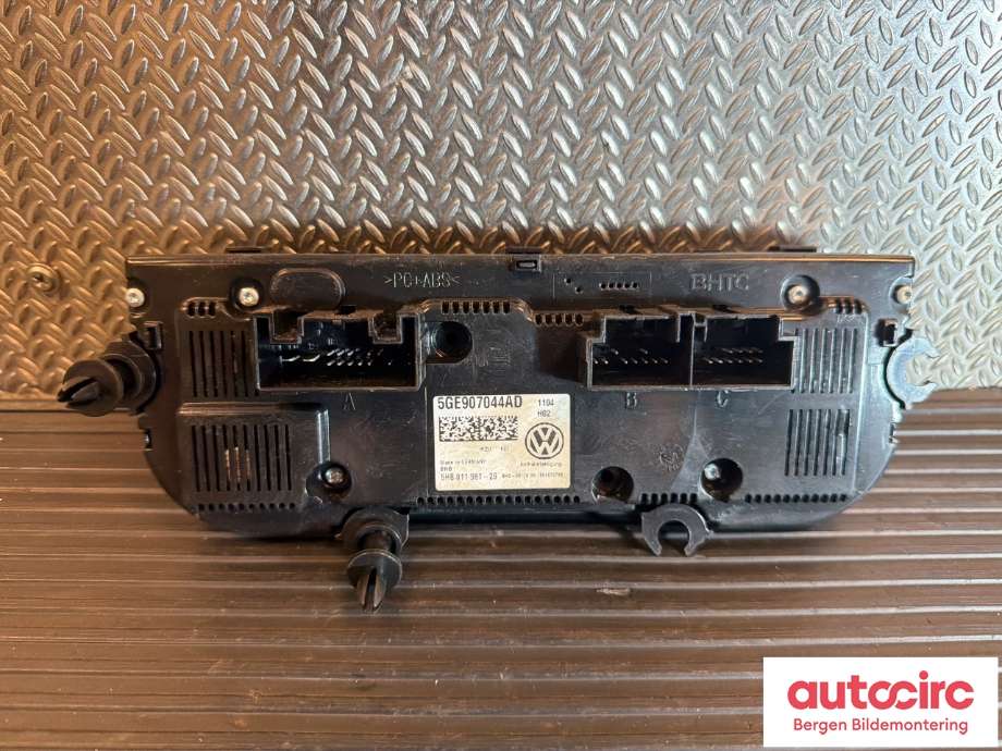 Varmeapparat betjening til VW e-Golf 2014-2017 (Fase 1)  (VOLKSWAGEN|5GE 907 044 AD|)