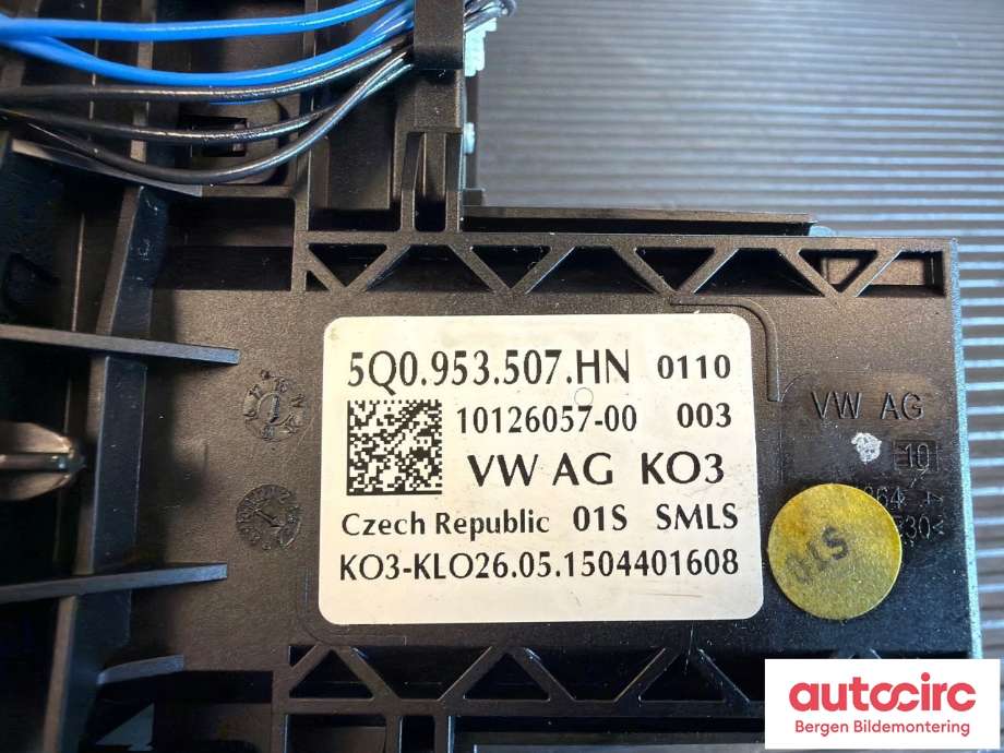 Bryter combi til VW e-Golf 2014-2017 (Fase 1)  (VOLKSWAGEN|5Q0953513AJ||5Q0953507HN)