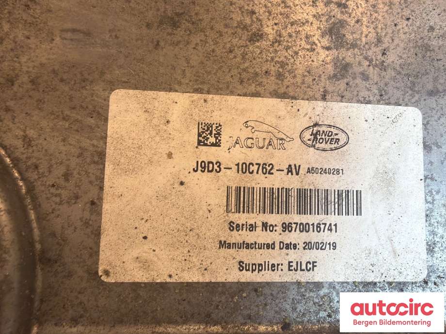 Batterilader (OBC - On Board Charger) til Jaguar I-PACE 2018-->>  (JAGUAR|T4K10173|T4K20006|J9D310C762AY)