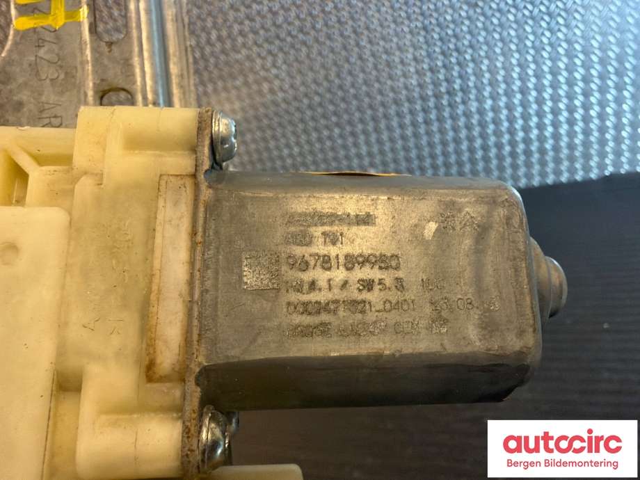 Ruteheis høyre bak til Peugeot 308 2013-2021 (Type II)  (Peugeot|98 162 734 80|98 260 803 80|9678189980)