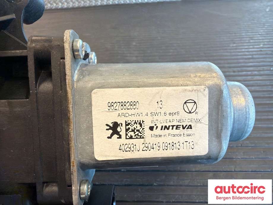 Ruteheis høyre bak til Peugeot 508 2018-->> (Type II) (9827882880|)
