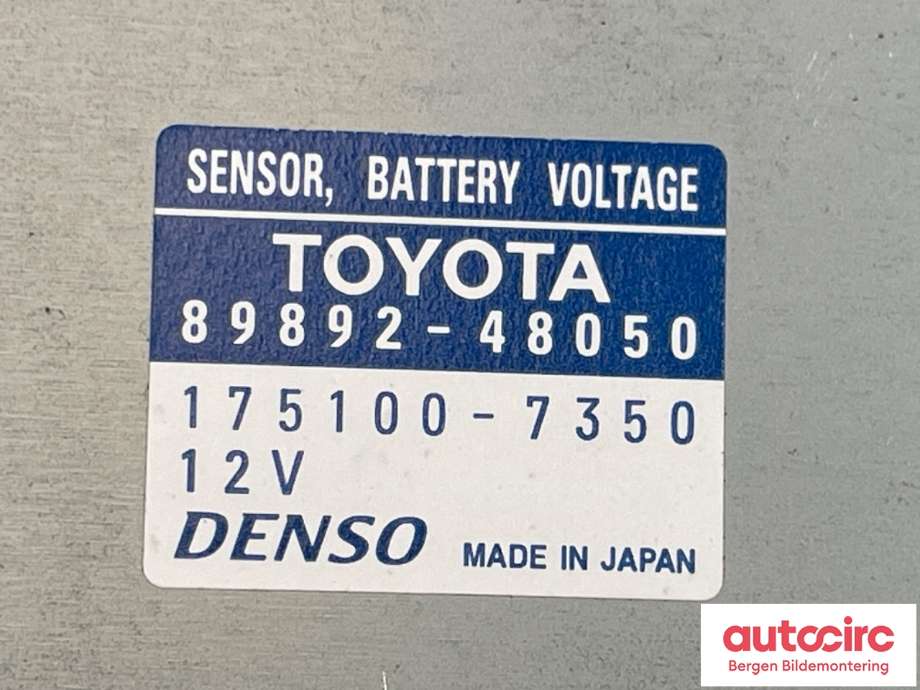 Sensor diverse til Toyota RAV4 2016-2019 (Type IV, Fase 2)  (TOYOTA|89892-48050)