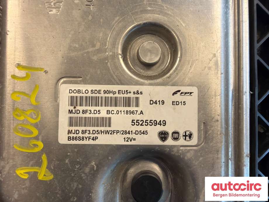 Styreenhet motor til Opel Combo D 2012-2018 (OPEL|55255949|55267358|)