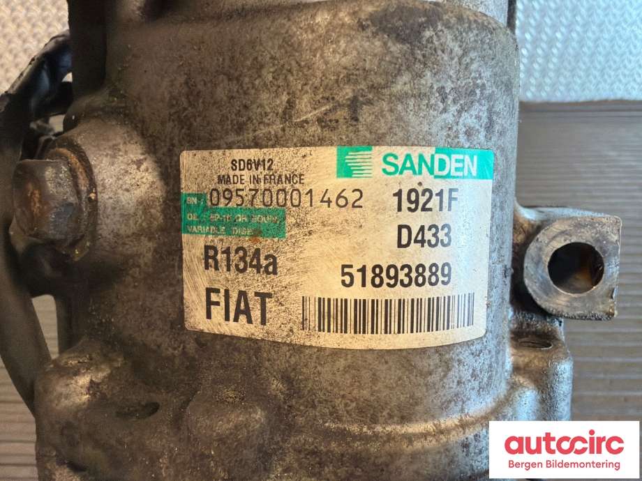 Aircondition kompressor til Opel Combo D 2012-2018  (OPEL|95521422||51893889)
