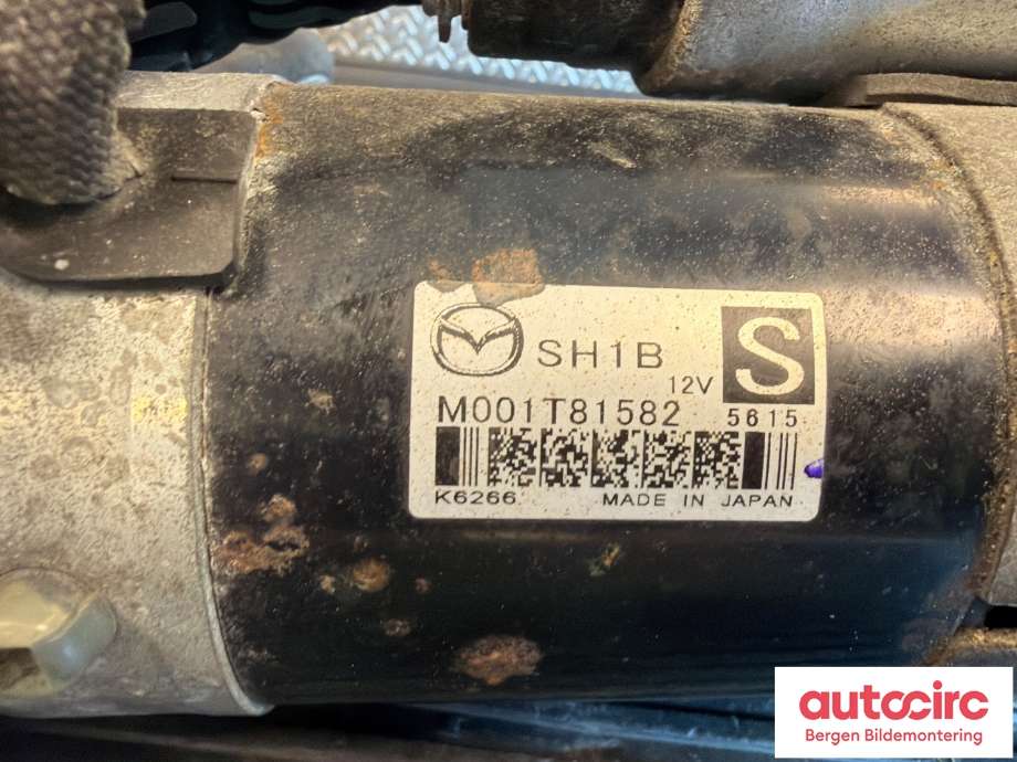 Starter diesel til Mazda 6 2015-2018 (Type III, Fase 2) (MAZDA|SH1B18400|)