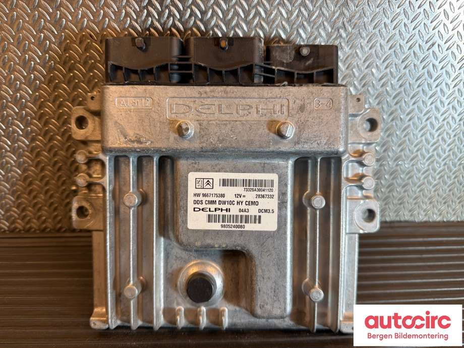 Styreenhet motor til Peugeot 508, 2011-2014 (Type I, Fase 1) (PEUGEOT|9667175380)