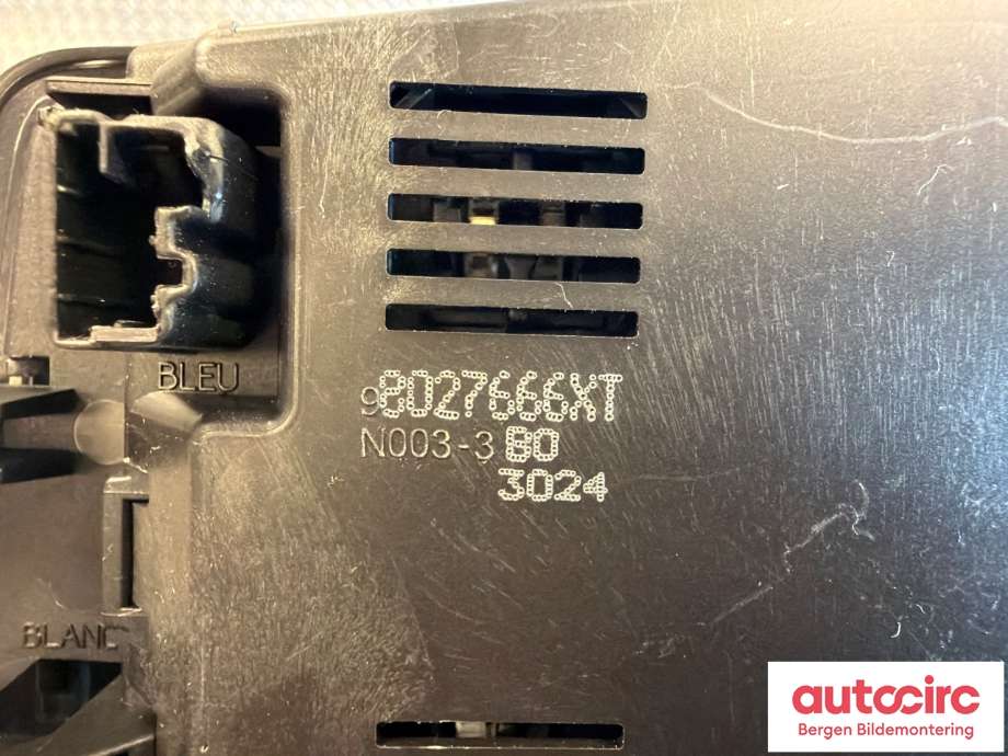 Taklyspanel til Peugeot 508 2011-2014 (Type I, Fase 1)  (PEUGEOT|98 027 666 XT|)