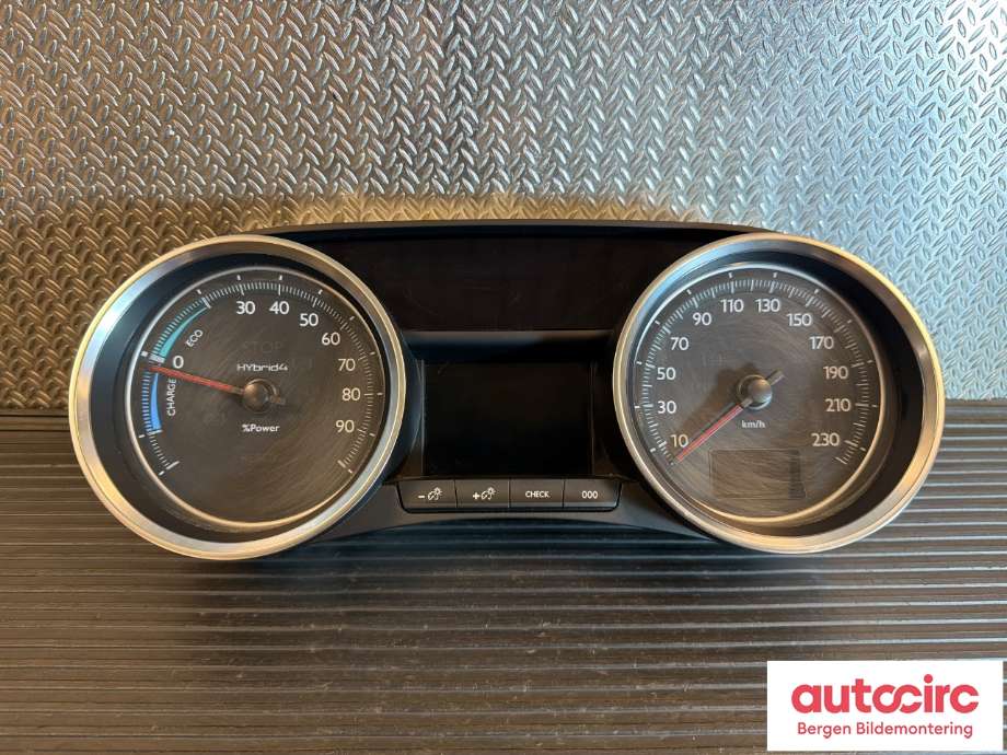 Instrumentpanel til Peugeot 508, 2011-2014 (Type I, Fase 1) (PEUGEOT|96 744 772 80)