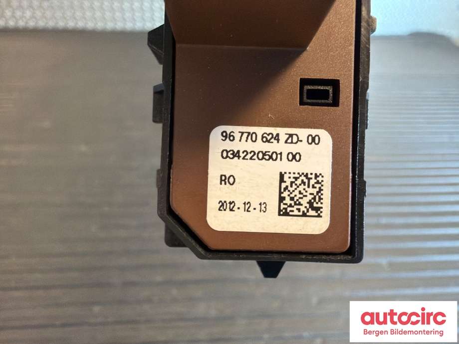 Bryter diverse til Peugeot 508 2011-2014 (Type I, Fase 1) (PEUGEOT|96 770 624 ZD|)