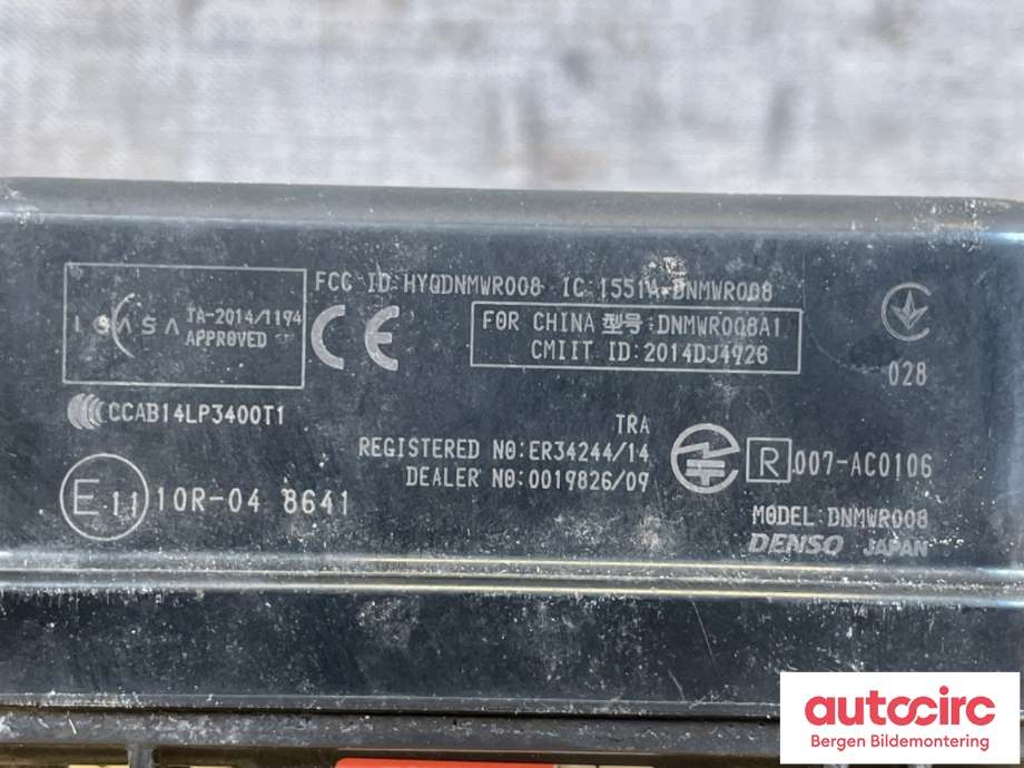 Sensor radar til Toyota RAV4 2016-2019 (Type IV, Fase 2)  (TOYOTA|88210-47090)