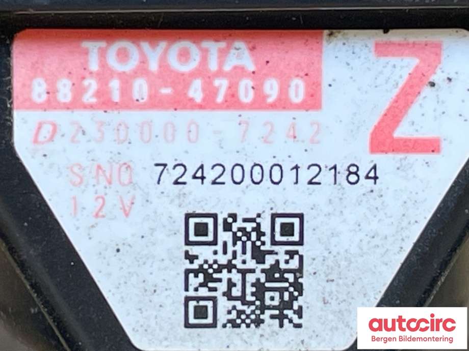 Sensor radar til Toyota RAV4 2016-2019 (Type IV, Fase 2)  (TOYOTA|88210-47090)