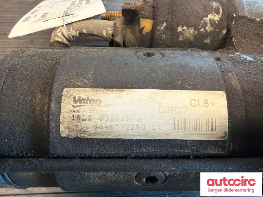 Starter diesel til Peugeot 508 2011-2014 (Type I, Fase 1) (PEUGEOT|5802 Z5||9646972280)