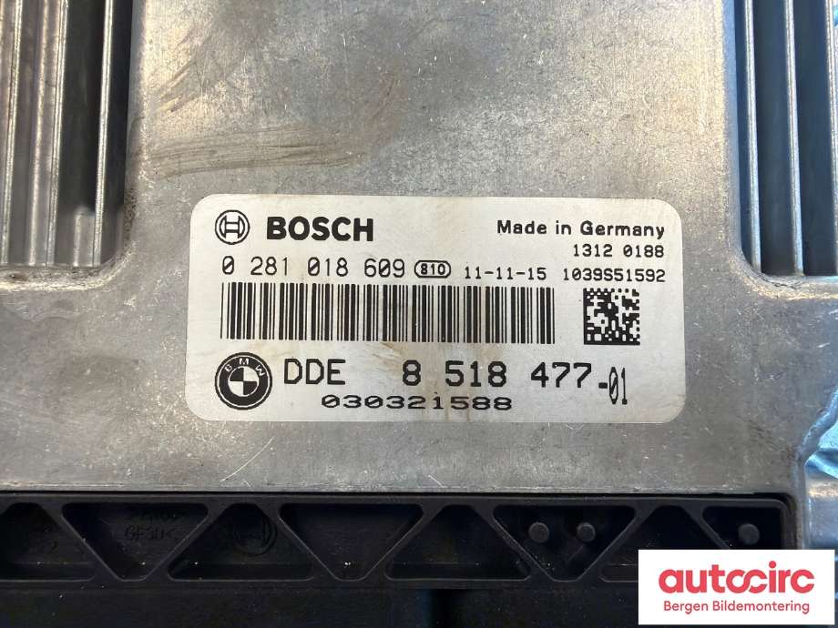 Styreenhet motor til BMW X3 2010-2017 (F25) (F25) (BMW|13 61 8 576 333||8518477-01)