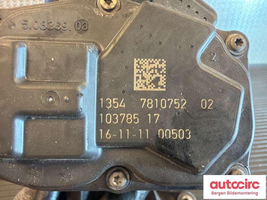 Spjeldhus til BMW X3 2010-2017 (F25) (F25) (BMW|11 61 7 810 765|13 54 7 810 752|)