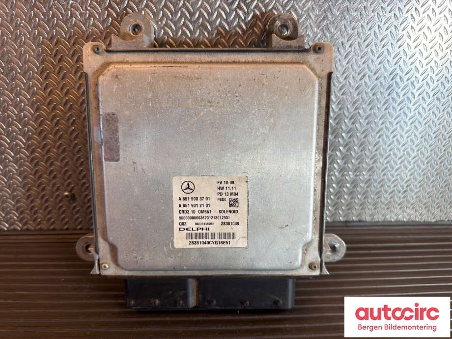 Styreenhet motor til Mercedes E-Klasse, Coupe/Cab 2009-2013 (Fase 1) (C207) (C207) (MERCEDES|A 651 900 37 01|)