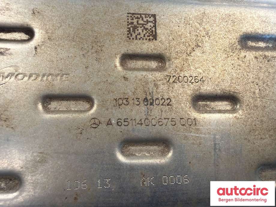 EGR-kjøler til Mercedes E-Klasse, Coupe/Cab 2009-2013 (Fase 1) (C207) (C207) (MERCEDES|A 651 140 06 75|)