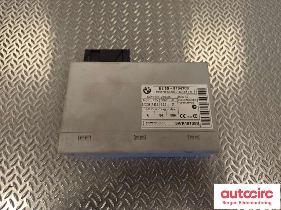 Styreenhet nøkkelfri/keyless til BMW 3-Serie 2005-2011 (E90/E91/E92/E93) (E90/E91/E92/E93) (BMW|61 35 9 134 708|)
