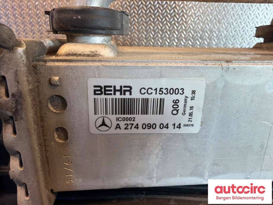 Intercooler til Mercedes C-Klasse 2014-2018 (Fase 1) (W205) (W205) (MERCEDES|A 274 090 04 14|)