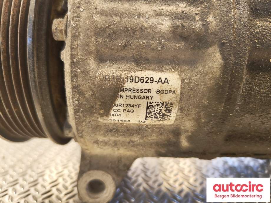 Aircondition kompressor til Ford Ranger / Ranger Raptor 2015-2022 (FORD|2781506|JB3B-19D629-AC|)
