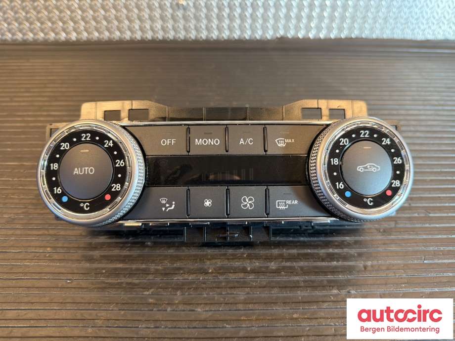 Varmeapparat betjening til Mercedes GLK, 2008-2015 (X204) (X204) (MERCEDES|A 204 900 91 04)