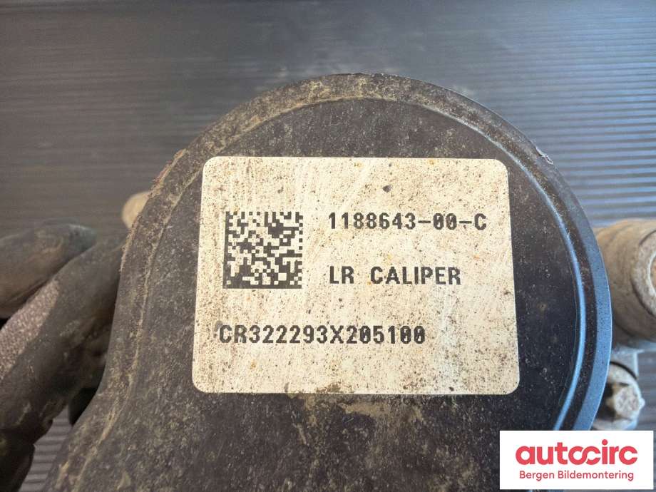 Bremsecaliper venstre bak til Tesla Model Y 2021-2024 (Type I)  (TESLA|1188643-00-C|)