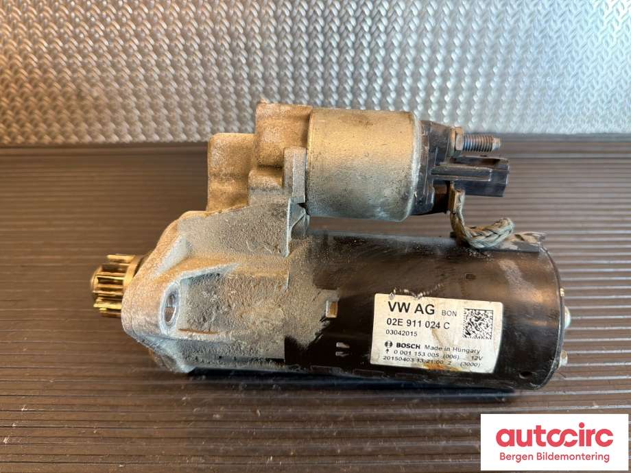 Starter diesel til Škoda Superb 2008-2015 (Type II) (SKODA|02E 911 024 C|)