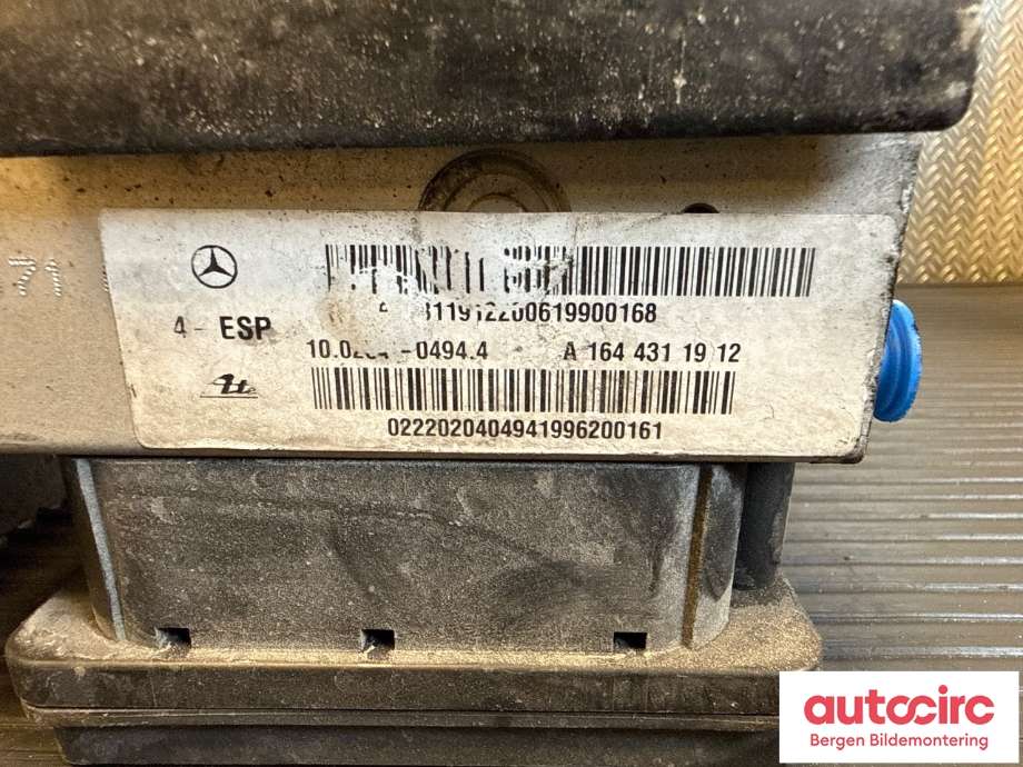 ABS sentral til Mercedes GL 2006-2012 (X164) (X164) (A 251 545 40 32|A 163 430 00 07|)